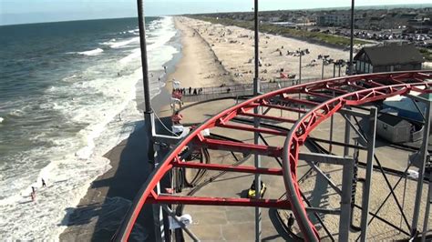 Looping Roller Coaster Pov Funtown Pier Seaside Heights New Jersey