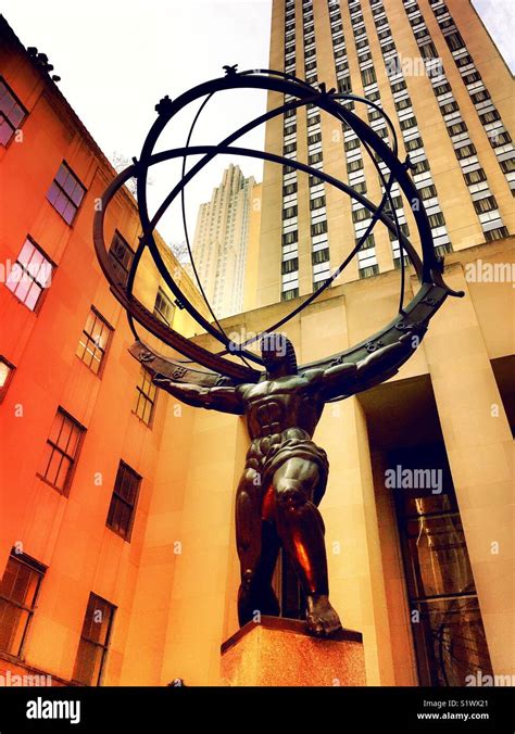Statue Of Atlas Holding Globe Hi Res Stock Photography And Images Alamy