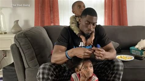 dad gang works to break negative stereotypes about black fatherhood abc7 chicago