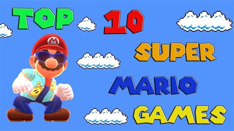 Top 10 Super Mario Games Youtube