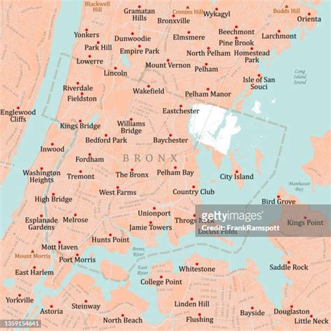 Map Of The Bronx Photos And Premium High Res Pictures Getty Images