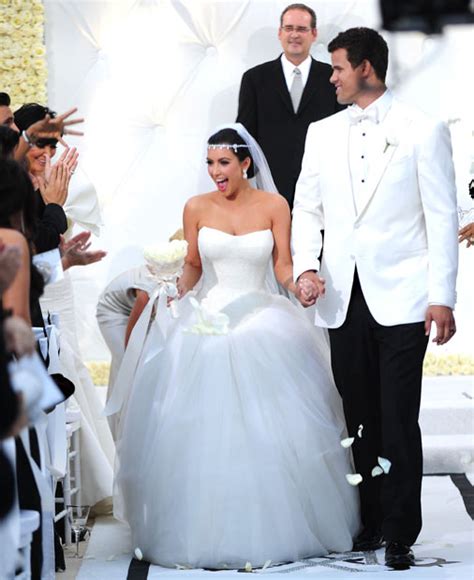 Kim Kardashian First Wedding Pictures Kim Kardashian Phenomenal Star
