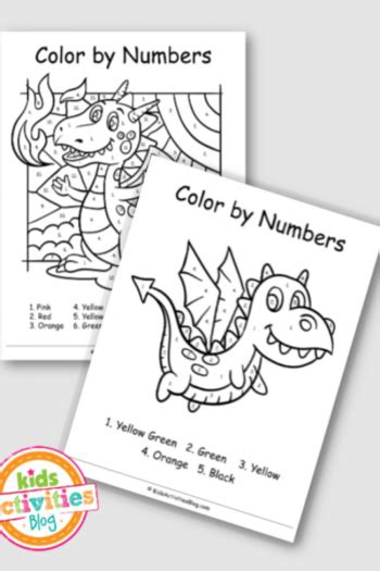Color By Number Printables Dragon Dragon Colour By Number Portal Tribun