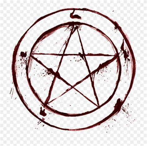 Download Symbol Blood Bloody Pentagram Creepy Cool Png Effects Bloody