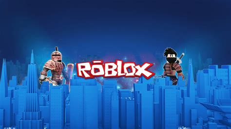 Roblox Characters On Buildings With Lightning Blue Background Hd Games