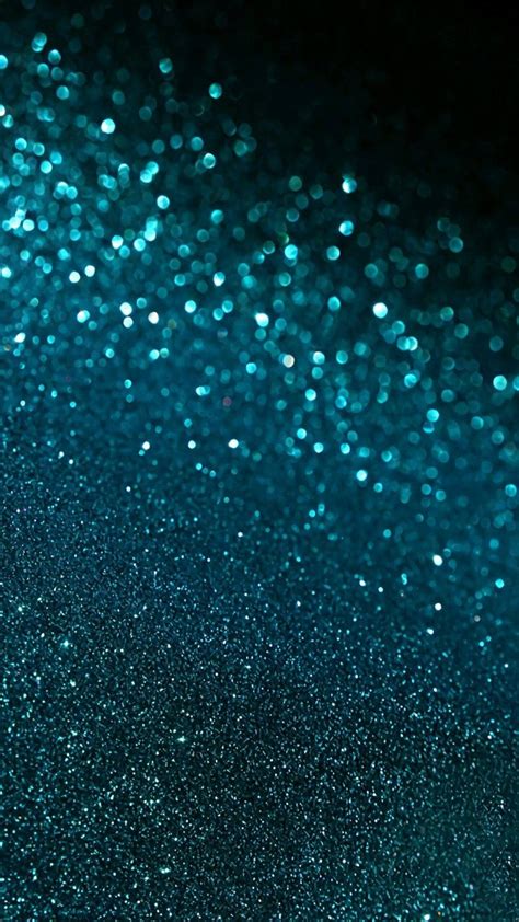 Download Fine Teal Glitter Sparkle Iphone Wallpaper