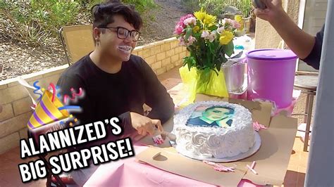 Alannized Big Birthday Surprise Youtube