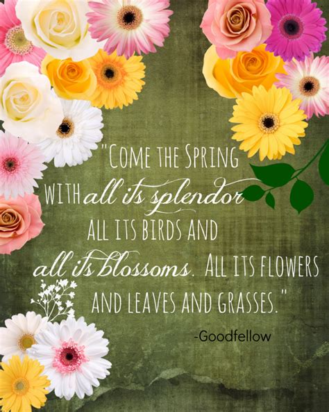 Spring Printable | Up to Date Interiors | Spring quotes, Spring printables, Spring printables free