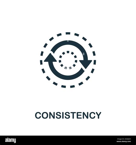 Consistency Icon Simple Creative Element Filled Monochrome