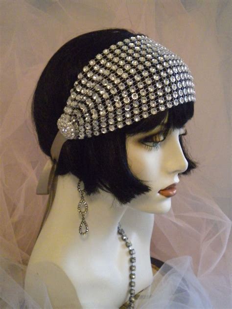 1920s Headpiece Flapper Headband Vintage Wear