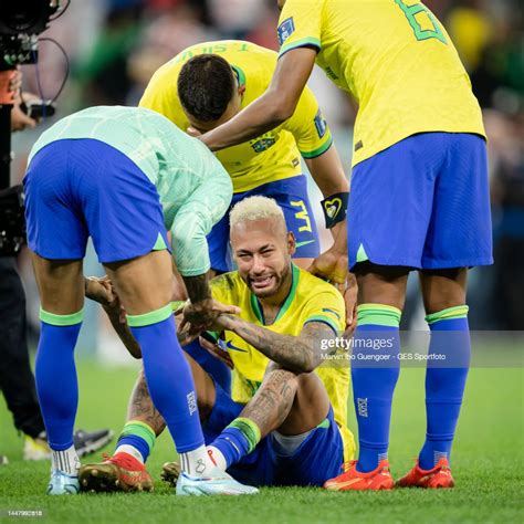 neymar of brazil cries after the fifa world cup qatar 2022 quarter news photo getty images