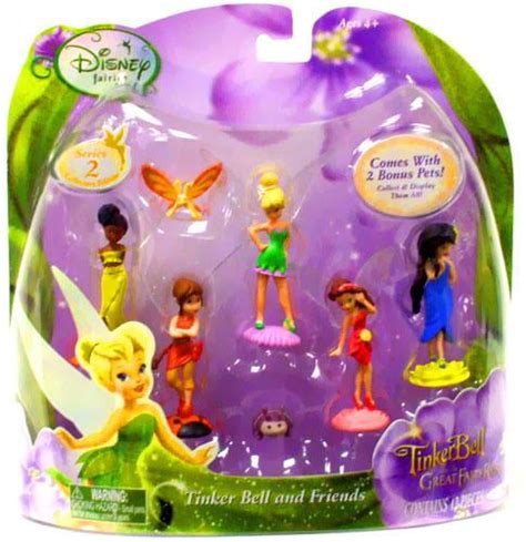 Disney Fairies Series 2 Tinker Bell And Friends Mini Figure Set
