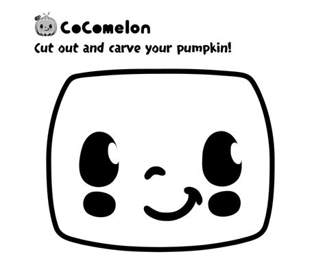 Cocomelon Pumpkin Carving Template Etsy