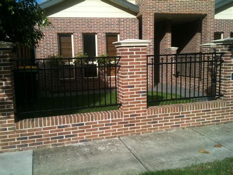 Exterior Wall Brick Wall Fence Designs