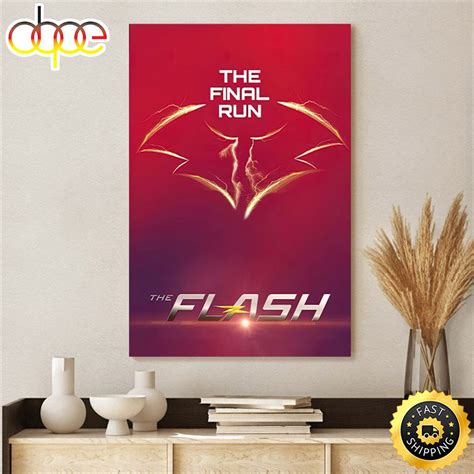 The Flash Season 9 The Final Run Poster Canvas