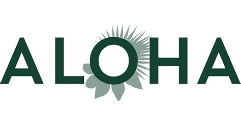 Logotipo Aloha PNG Transparente StickPNG