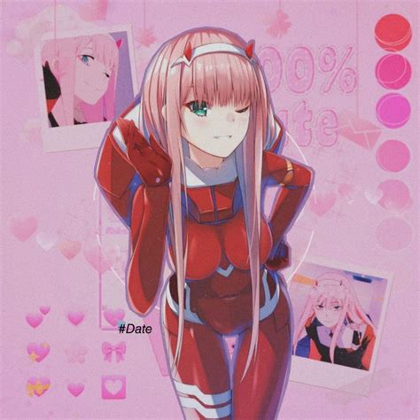 Show rate episode / comments box. Zero Two Edit | Anime tjej