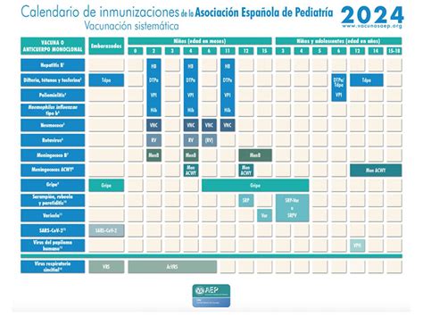 El Nuevo Calendario De Inmunizaciones Para 2024