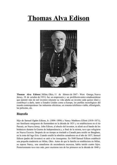 Calaméo Thomas Alva Edison