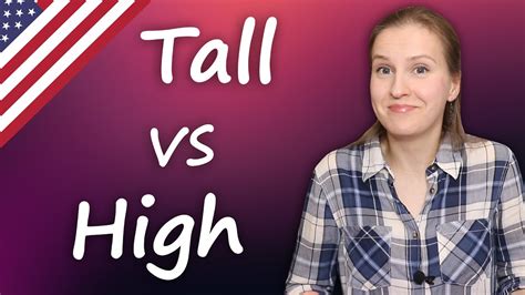 Tall Vs High Confusing English Words Youtube