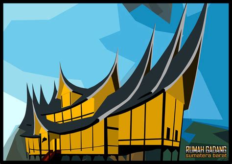Baju adat sumatera barat kartun pengantin minang png. Desain Rumah Adat Minang - Gontoh