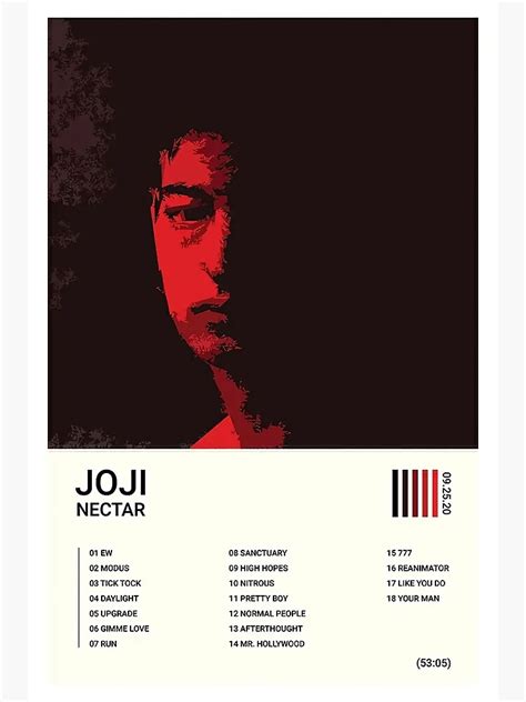 Joji Nectar Poster For Sale By Dareorville Redbubble