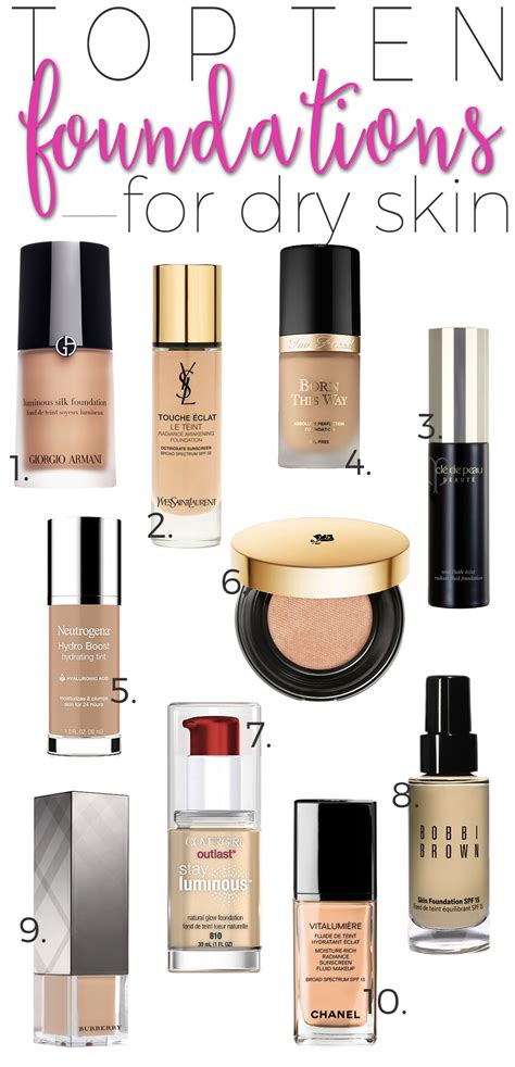 17 Best Foundations For Dry Skin 2023 Top Base Products Ph