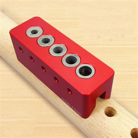 1pc Tuberight Angle Edge Drilling Guide Doweling Jig Joint Drill Guide