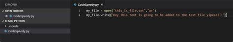 How To Create A Text File In Python And Add Texts To It Codespeedy