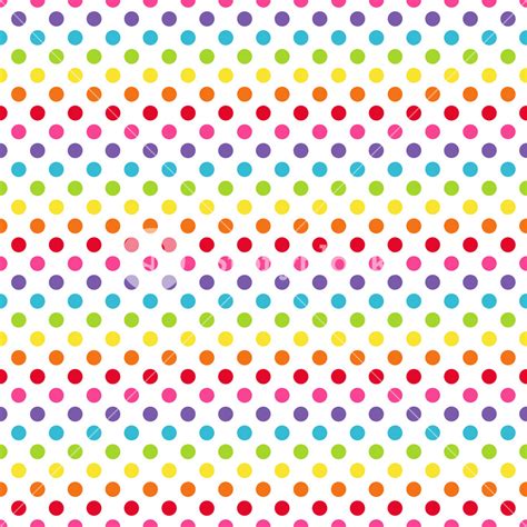 Rainbow Polka Dots Pattern Royalty Free Stock Image Storyblocks