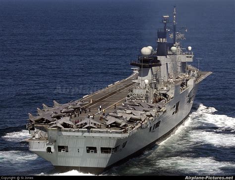 Royal Navy British Aerospace Sea Harrier Fa2 At International Waters