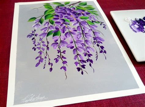 Easy Wisteria Painting Tutorial