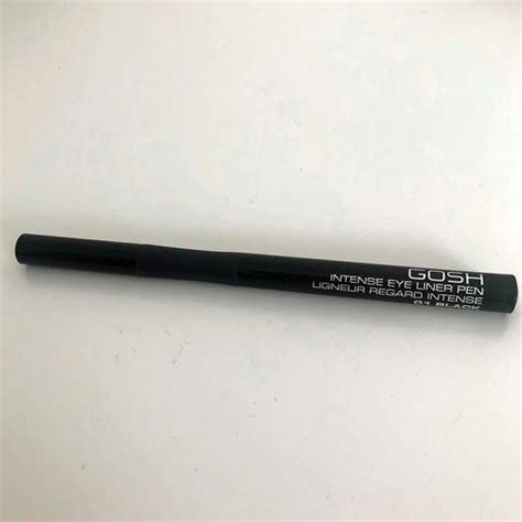 Test Eyeliner Gosh Intense Eye Liner Pen Farbe 01 Black Pinkmelon
