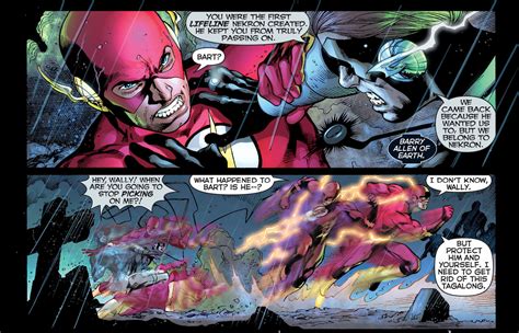 The Flash Vs Black Lantern Kid Flash Comicnewbies