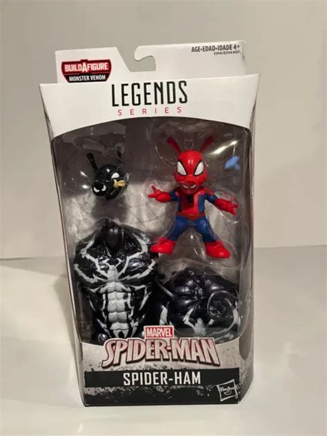New Hasbro Marvel Legends Spider Ham Figure Monster Venom Baf And Pork