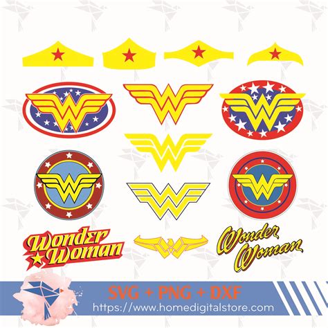 Wonder Woman Logo SVG Wonder Woman Logo Cut Files SVG PNG Instant