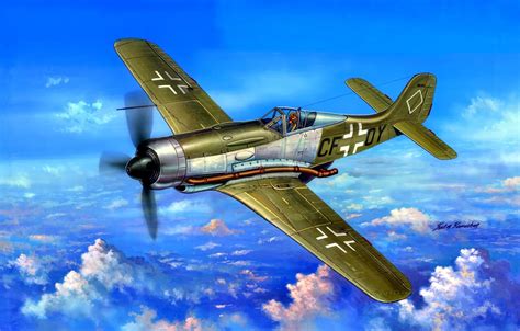 Wallpaper Fw 190 Experienced High Altitude Fighter Focke Wulf Fw 190