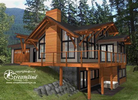 Emma Lake Timber Frame Plans - 3937sqft | Mountain house plans, Lake house plans, Timber frame plans