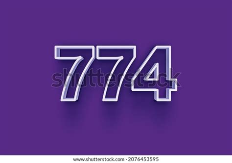 774 3d Number 774 Isolated On Stock Illustration 2076453595 Shutterstock