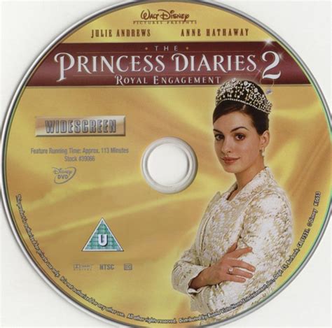 Dvd Lables The Princess Diaries 1 And 2