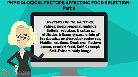 They know that malfunctioning packaging and mistakes in the supply chain affect the quality and integrity of their product. Psychological Factors Affecting Food Selection - YouTube