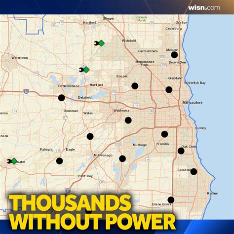 We Energies Power Outage Map Zip Code Map