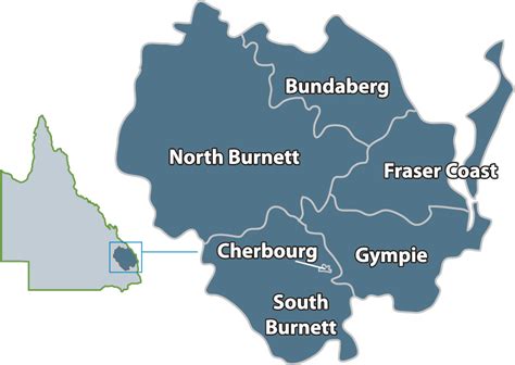 Map Queensland Bundaberg Region