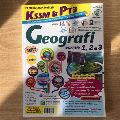 Panduan buat anda khususnya pelajar tingkatan 3 yang ingin mengetahui jadual peperiksaan pentaksiran tingkatan 3 2018. Buku rujukan geografi PT3 | Shopee Malaysia
