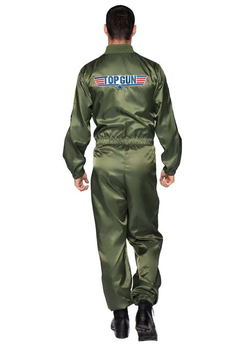 Top Gun Mens Parachute Flight Suit Costume