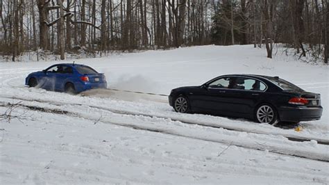 Subaru Wrx Pulls Out Bmw Stuck In Snow Wrx Snow Youtube