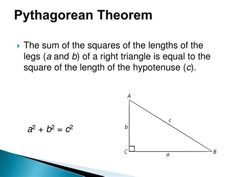 Ppt Proving The Pythagorean Theorem Using Similarity Powerpoint