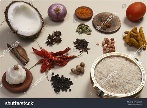 Collection Ingredients Indian Cuisine Stock Photo Edit Now 279326294