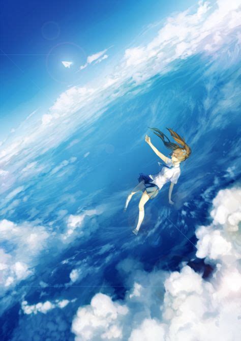 Falling Or Floating Anime Anime Karakterler Ve Yaratıcı Fotoğrafçılık
