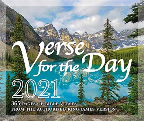 Verse For The Day Bible Verse Calendar 2021 With Kjv Scripture 365